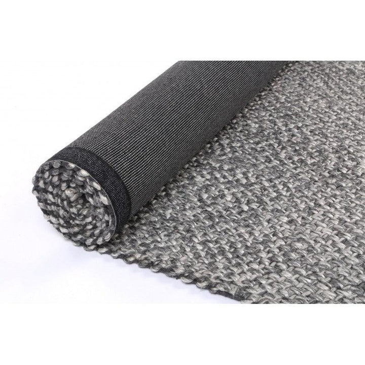 Charcoal Textured Floor rug