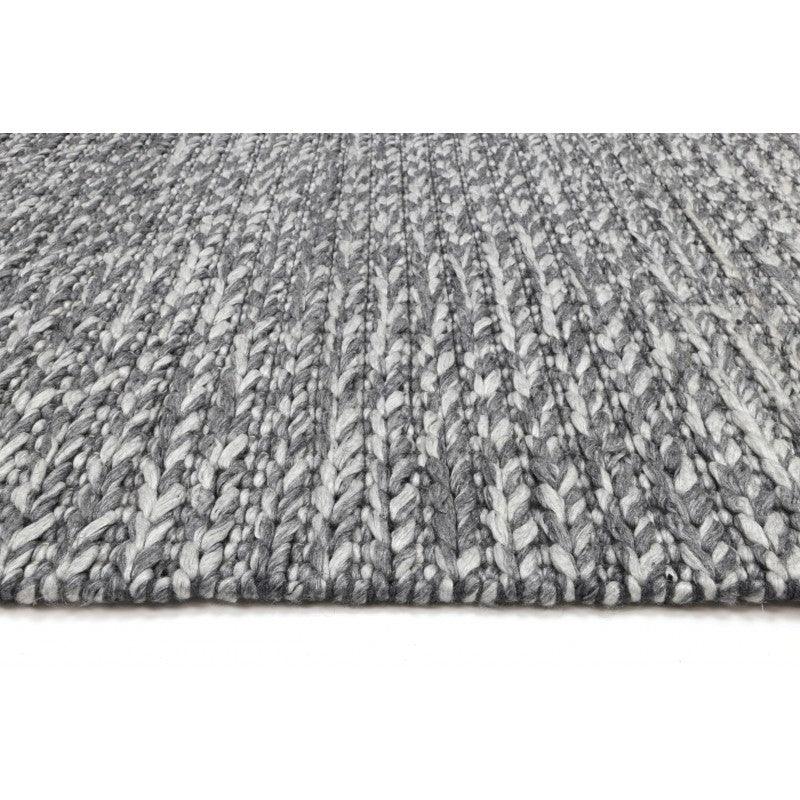 Alina Braided Charcoal Floor Rug