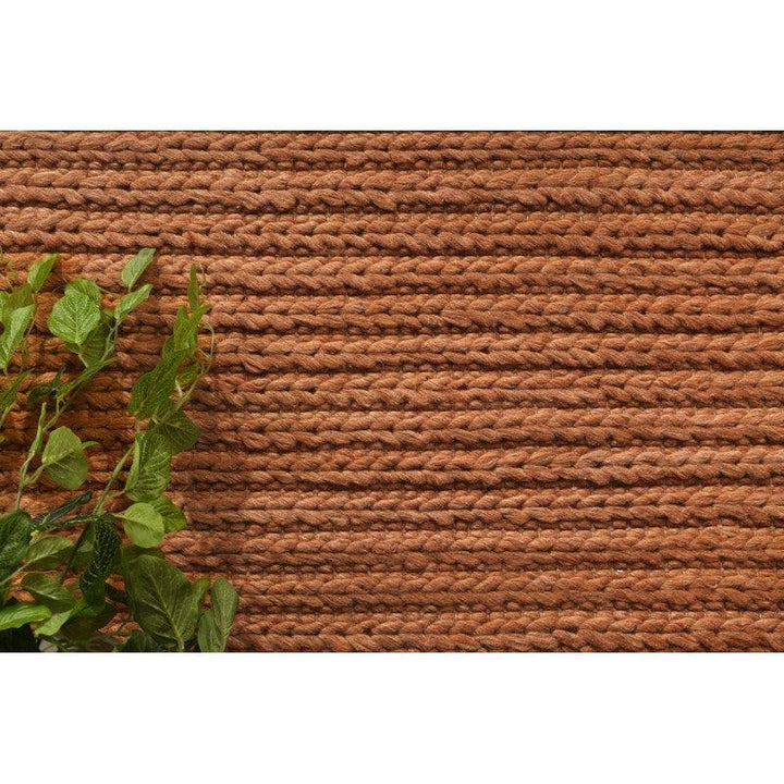 Vassa Braided Copper Floor Rug